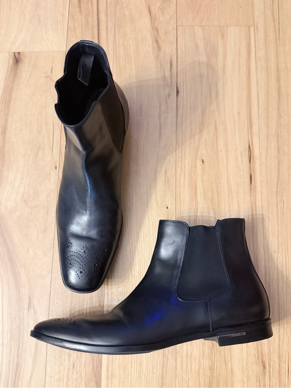 Prada Black Leather Boots